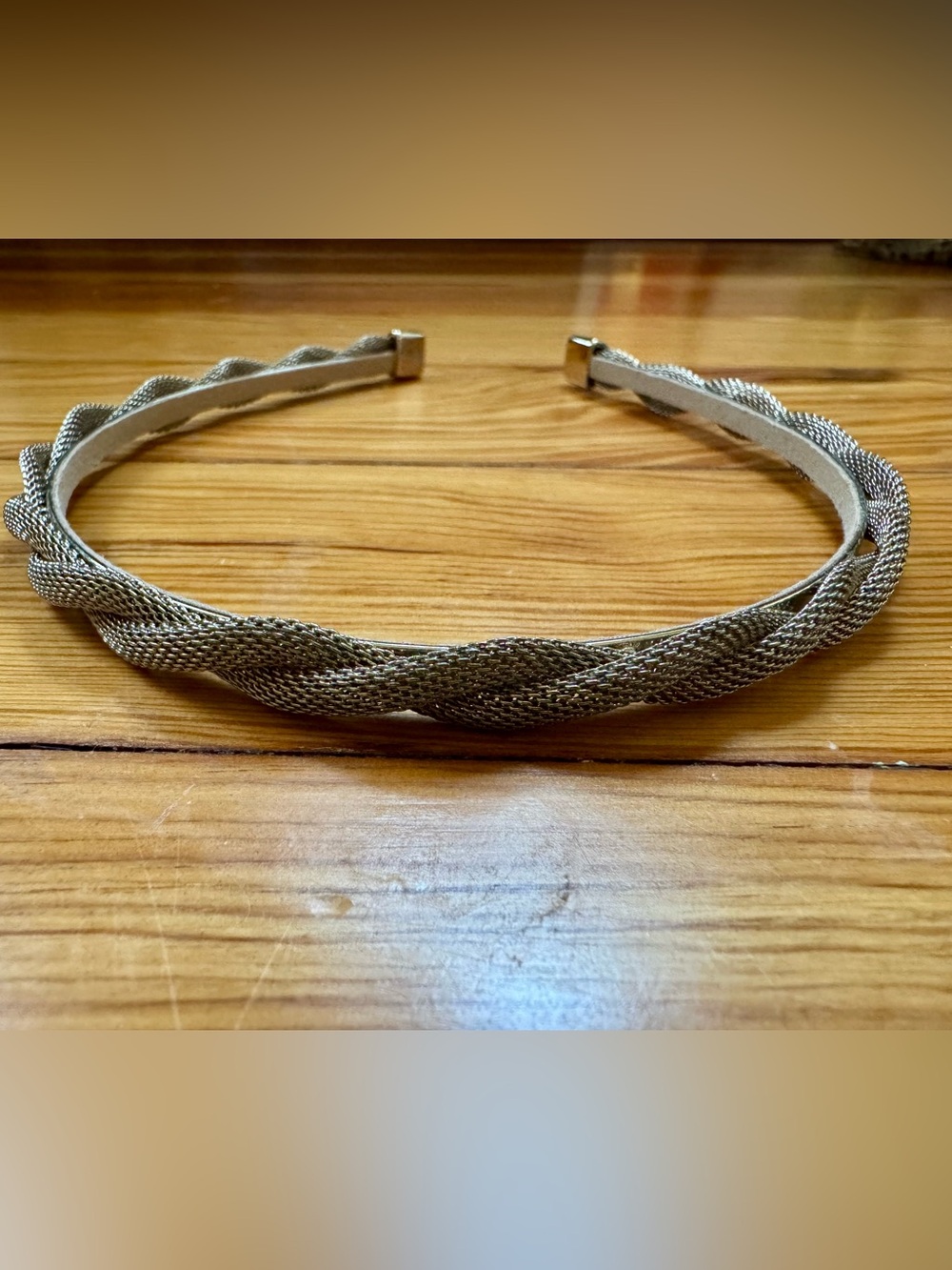 J. Crew Gold Braided Metal Headband